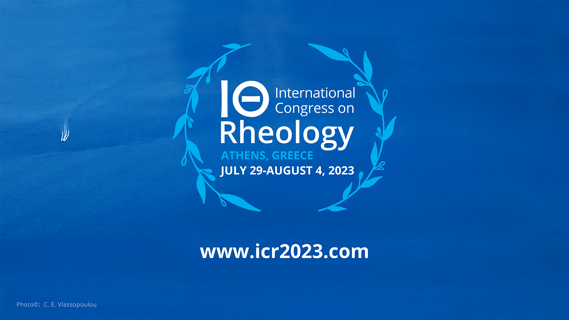 Kind reminder 19th International Congress on Rheology (ICR2023